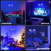 Gamer Neon Sign Game Controller LED Neon Light Sign for Party Man Cave Room Decor Best Gamer Gifts for Boys Kids Night Light