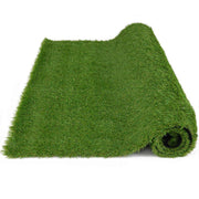 6 Ft. X 10 Ft. Green Artificial Grass Turf with Drainage Holes Nonslip Bottom 80 OZ Heavy