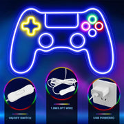 Gamer Neon Sign Game Controller LED Neon Light Sign for Party Man Cave Room Decor Best Gamer Gifts for Boys Kids Night Light