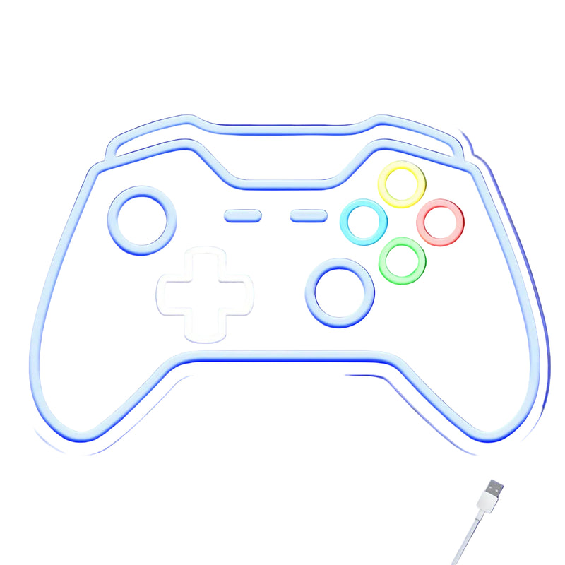 Gamer Neon Sign Game Controller LED Neon Light Sign for Party Man Cave Room Decor Best Gamer Gifts for Boys Kids Night Light