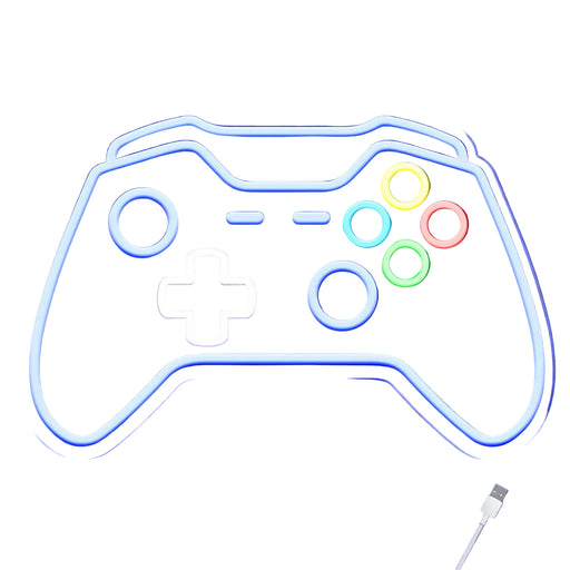 Gamer Neon Sign Game Controller LED Neon Light Sign for Party Man Cave Room Decor Best Gamer Gifts for Boys Kids Night Light